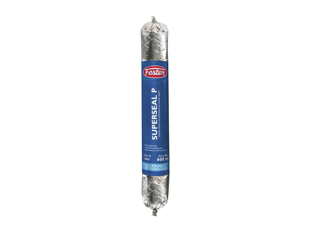 Envase de Fester Superseal P sellador de alta resistencia. Aplicación de Fester Superseal P en superficie de concreto. Superficie sellada con Fester Superseal P. Detalle del sellador Fester Superseal P. Protección de concreto y mampostería con Fester Superseal P."